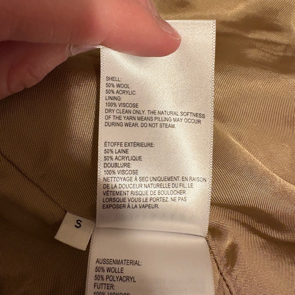 Whistles Camel Teddy Jacket - Picture 4 of 9